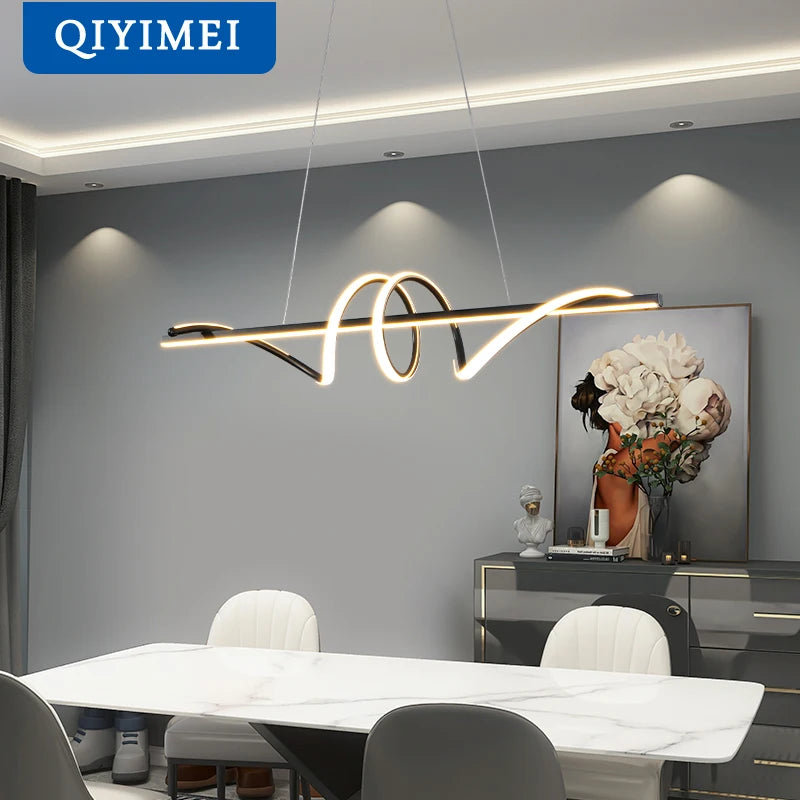 Modern LED Living Room Pendant Lights - Sleek Illumination for Versatile Spaces