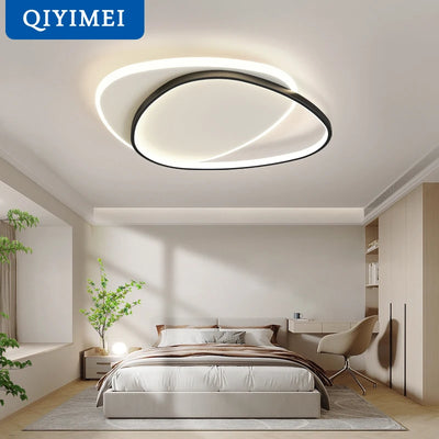 Modern LED Chandelier: Indoor Lighting for Bedroom, Study, Living Room - Elegant Home Decoration