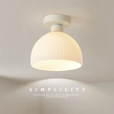 Ceramics Glass LED Corridor Ceiling Lamp for Aisle, Corridor, Cloakroom, Balcony Nordic E27 Acrylic Chandelier Rest Light Fixtures