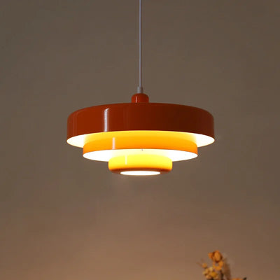 Medieval Danish Multicolor Chandelier - Retro Bauhaus Decoration Lights