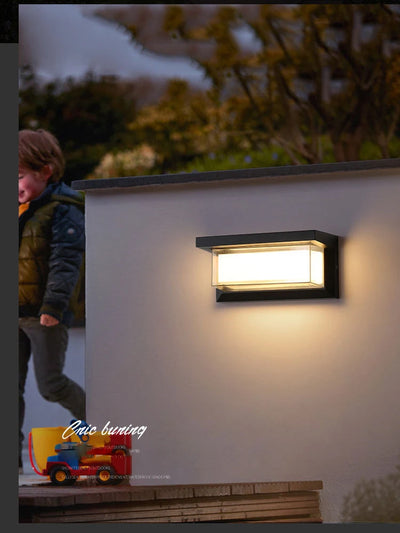 Waterproof IP65 Motion Detector LED Wall Lamp – 20W Outdoor Porch and Garden Lighting