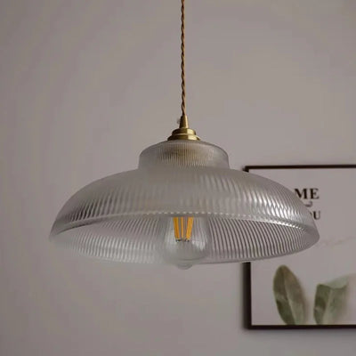 LED Vintage Green Glass Pendant Light – Classic Hanging Lamp for Living Room, Bedroom, and Dining Room