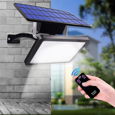 Solar 48LED Outdoor Wall Lamp – Waterproof Remote-Controlled Lighting for Gardens and Garages