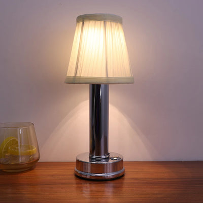 Retro Bar Table Lamp – USB Rechargeable, Touch Sensor Wireless LED Desktop Night Light for Restaurant & Coffee Table Decor