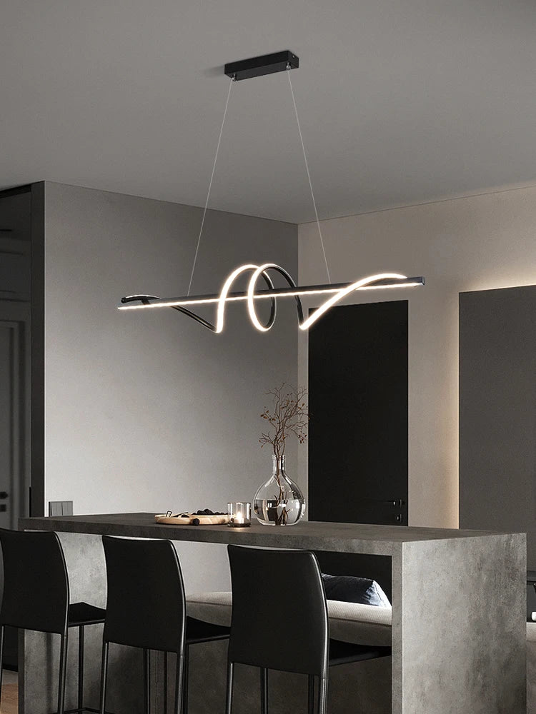 Modern LED Living Room Pendant Lights - Sleek Illumination for Versatile Spaces