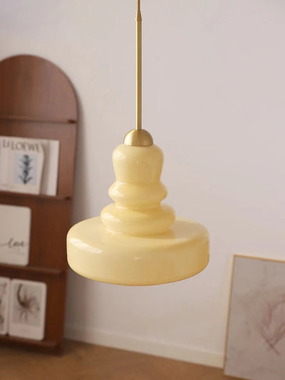 French Vintage Medieval Bauhaus Colorful Gourd Pendant Lights