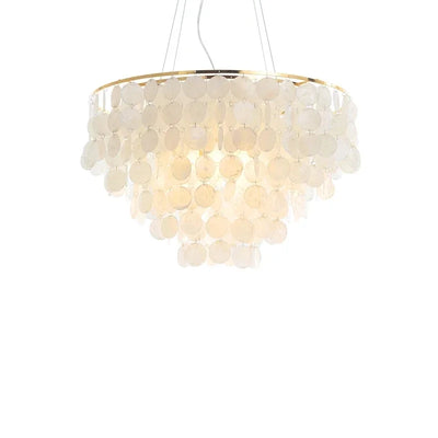 Chandelier Gold Chrome Metal Restaurant Living Room Hanging Light Fixtures Hotel Hall Hanglamp Luminaire