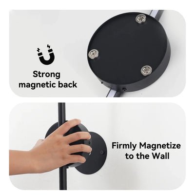 Rechargeable LED Wall Light - 50cm/80cm Wireless Dimming Sconce with Remote Control