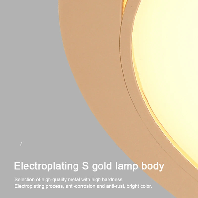 Nordic LED Ceiling Lamp - Indoor Lighting Fixture for Bedroom, Aisle, Corridor, Living Room