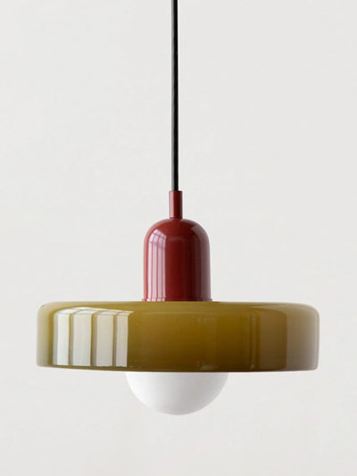 Retro Nordic Glass Pendant Light: E27 Dragon Ball Bubble LED Fixture for Modern Spaces