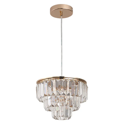 Luxurious K9 Crystal Chandelier - Modern Vintage Ceiling Lamp for Elegant Home Decor