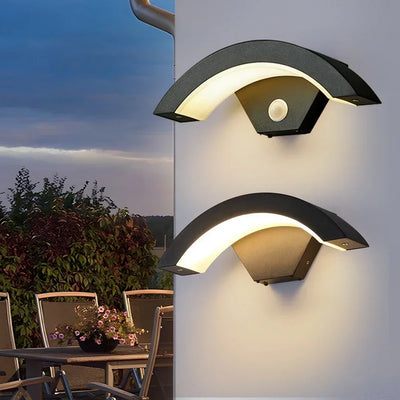 24W Waterproof Exterior Wall Lamp – 3000K/6000K Adjustable Surface Mount for Porch, Staircase, and Hallway