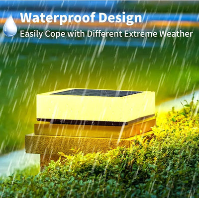 Solar LED Wall Light – Waterproof Outdoor Stigma Light for Gardens and Villas