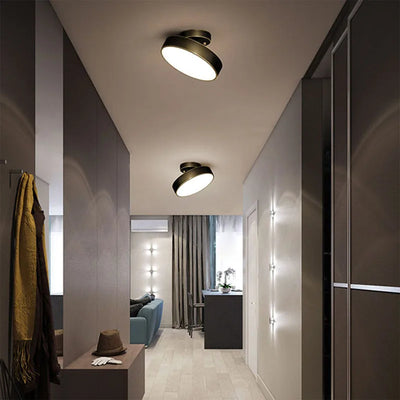 Modern LED Copper Ceiling Light - Nordic Home Decor for Bedroom, Living Room, Dining Room, and Corridor