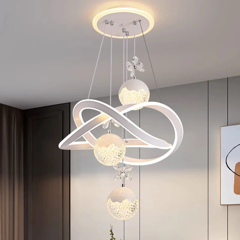 Modern LED Pendant Chandelier for Dining Room and Indoor Spaces