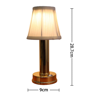 Retro Bar Table Lamp – USB Rechargeable, Touch Sensor Wireless LED Desktop Night Light for Restaurant & Coffee Table Decor
